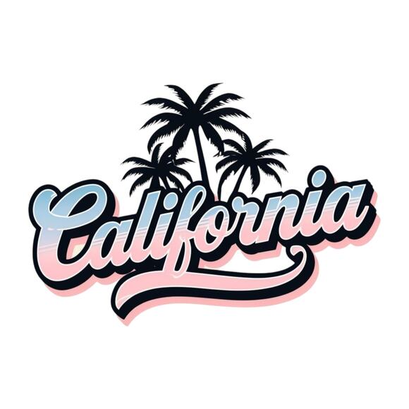 Wall Art Print - California Image - Home Decor Work Bedroom Office New - Picture 1 of 1